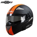 Full Face Helmet Motorbike Street Racing Modular Flip Up Dual Visor Sun Shield Lens Dot